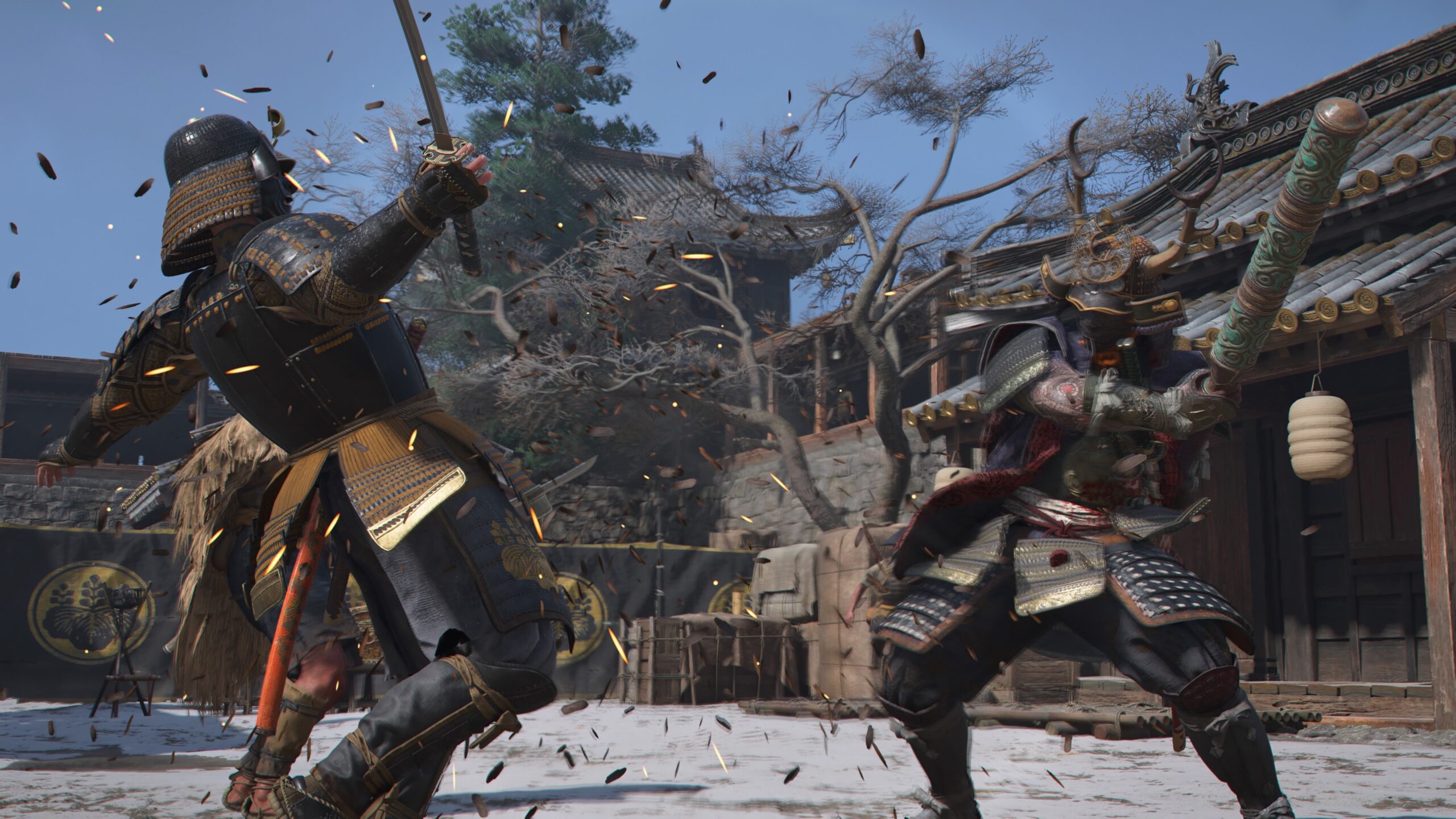 棍棒で戦う弥助