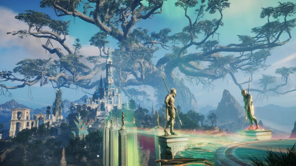 北欧神話のイメージのイスの世界